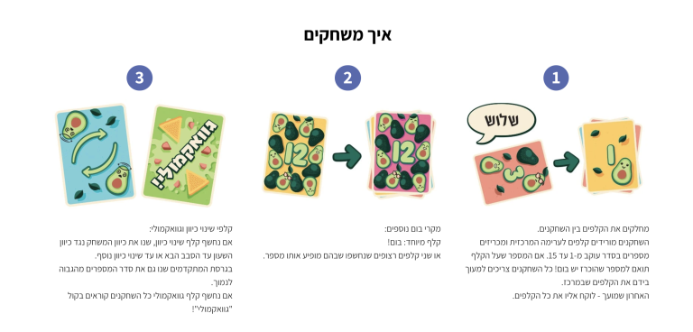 אבוקדו בום משחק חברתי